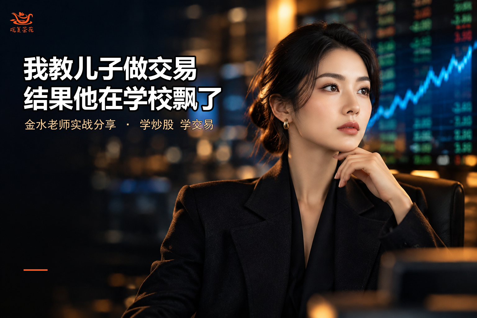 我教儿子做交易，结果他在学校飘了